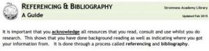 referencing